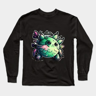 "Enchanting Whimsy: A Creative and Novel Cute Creature Design" Long Sleeve T-Shirt